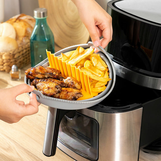 Opvouwbaar siliconen mandje voor airfryer Fliynner | Auredomo - foto 2