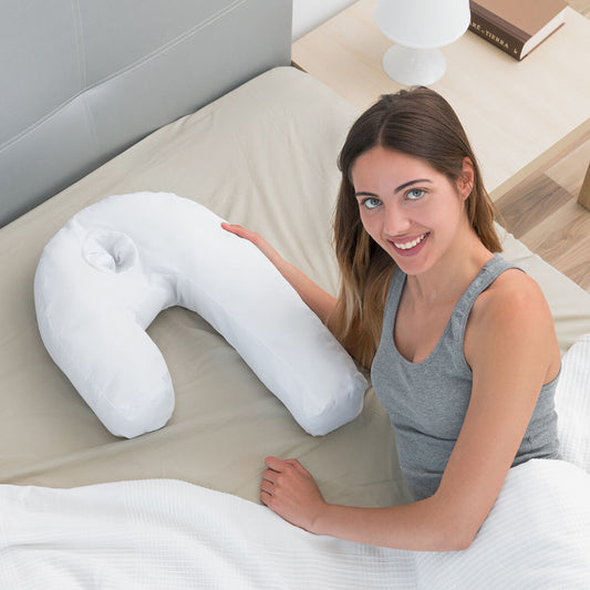 Ergonomisch U-vormig Zijslaapkussen Slupill | Auredomo - foto 2