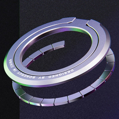 Detail van de opgevouwen magnetische telefoonring