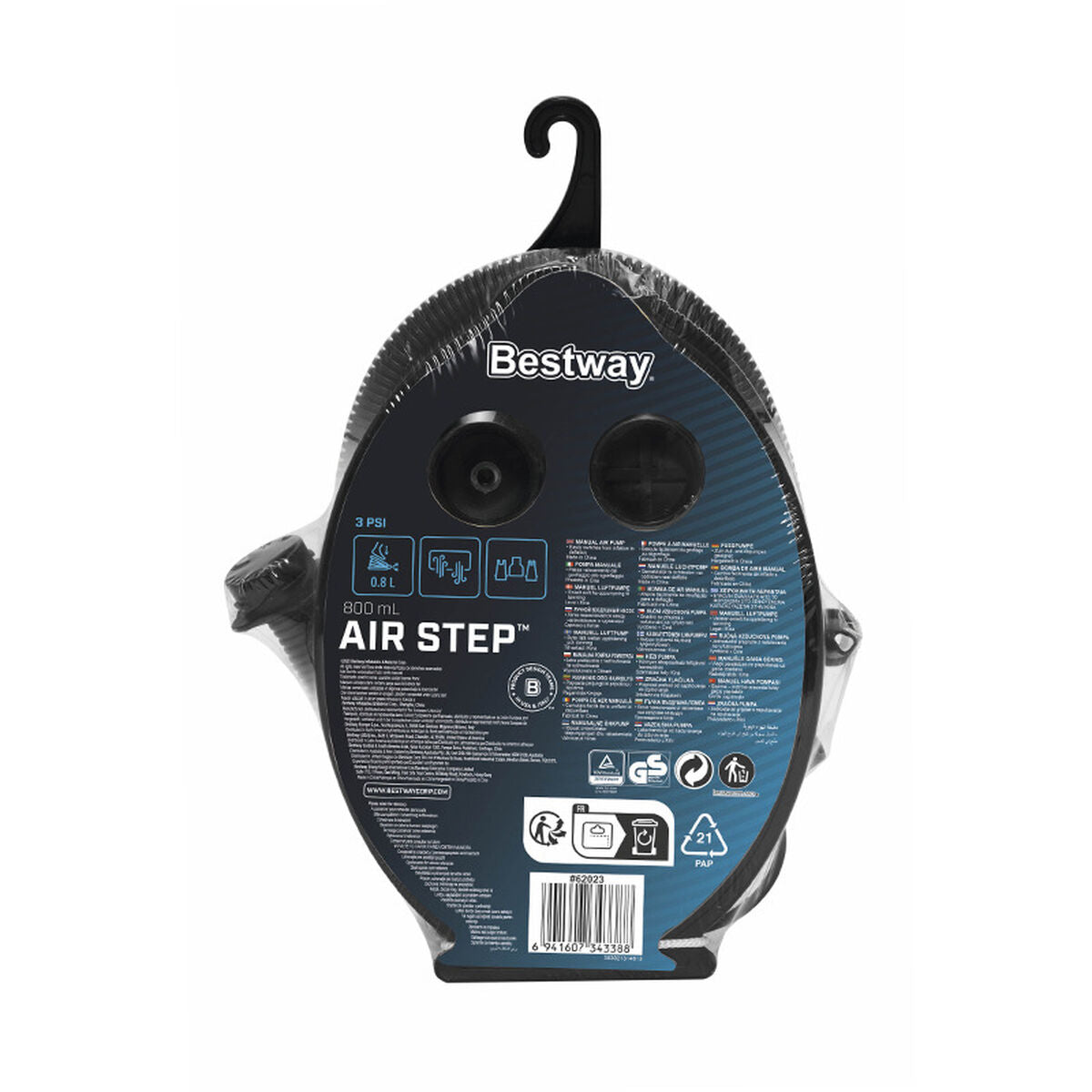 Voetpomp Bestway 23 x 15 cm | Auredomo - foto 2