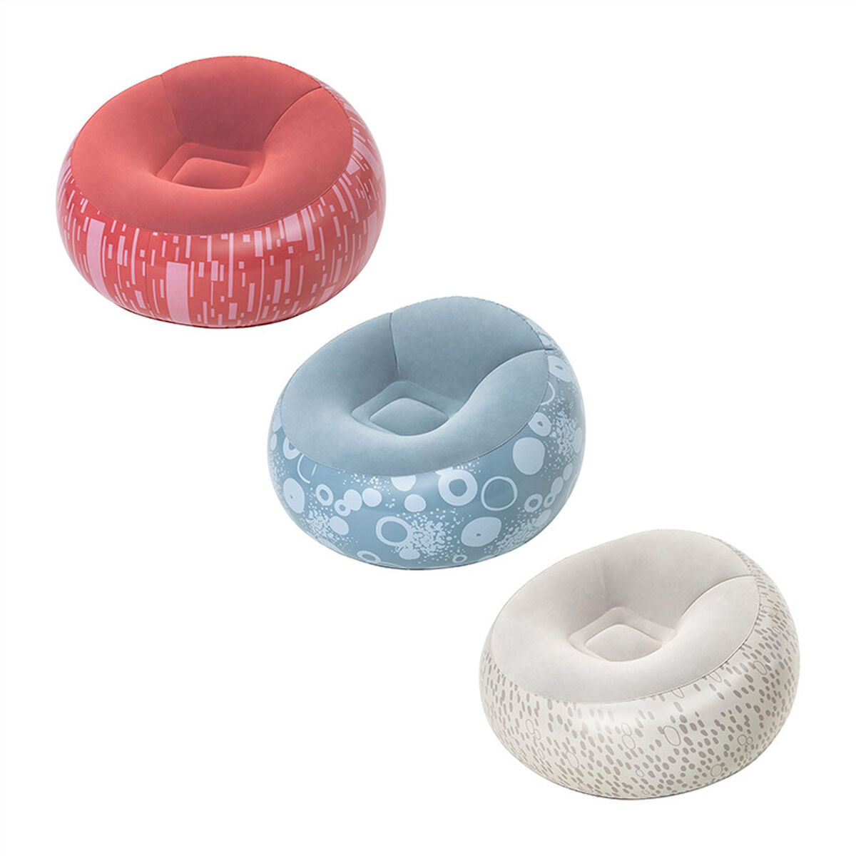 Opblaasbare loungestoel Bestway 112 x 112 x 66 cm | Auredomo - foto 1