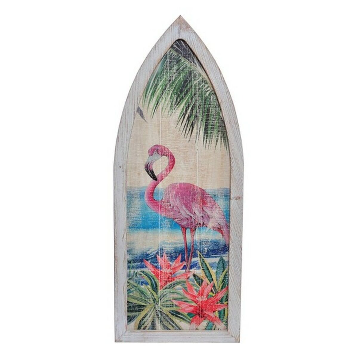 Tropische wanddecoratie met flamingo | Auredomo - foto 1