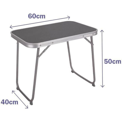 Opvouwbare tuintafel grijs 75 x 60 x 55 cm | Auredomo - foto 3