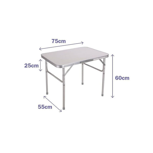 Opvouwbare tuintafel wit 75 x 60 x 55 cm | Auredomo - foto 1