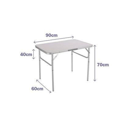 Opvouwbare tuintafel wit 90 x 70 x 60 cm | Auredomo - foto 1