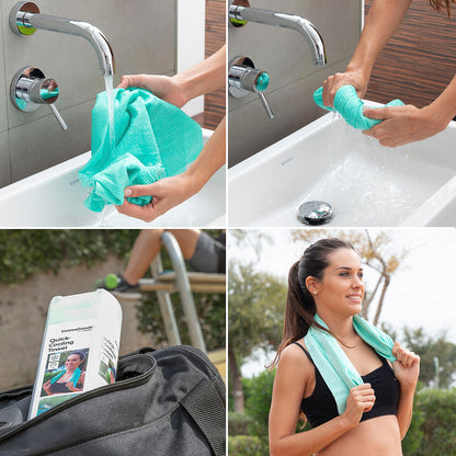 Ijs-Effect Instant Verkoelende Sporthanddoek | Auredomo - foto 6