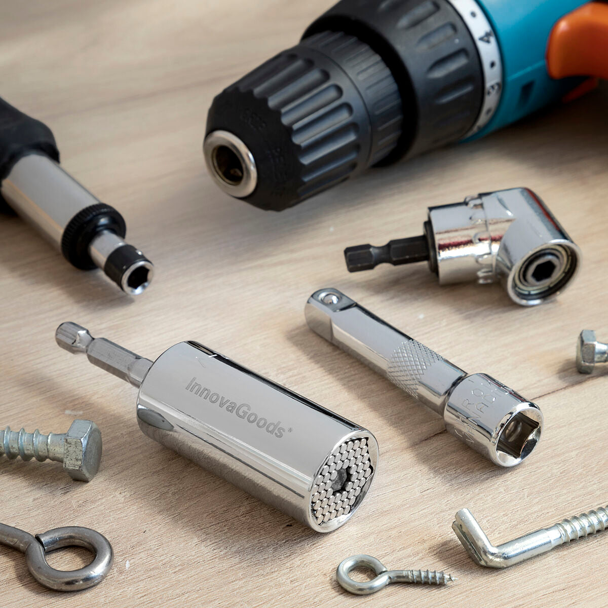 Universele Dopsleutel met Accessoires Uniscrew | Auredomo - foto 3