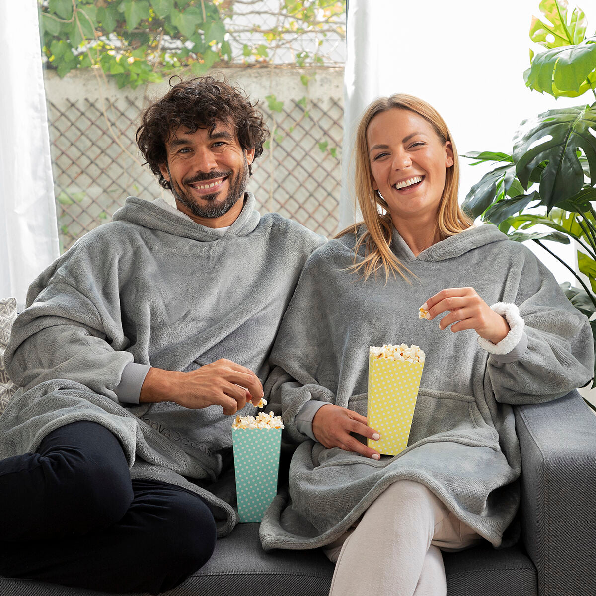 Oversized sweatshirt met fleece Swug | Auredomo - foto 6