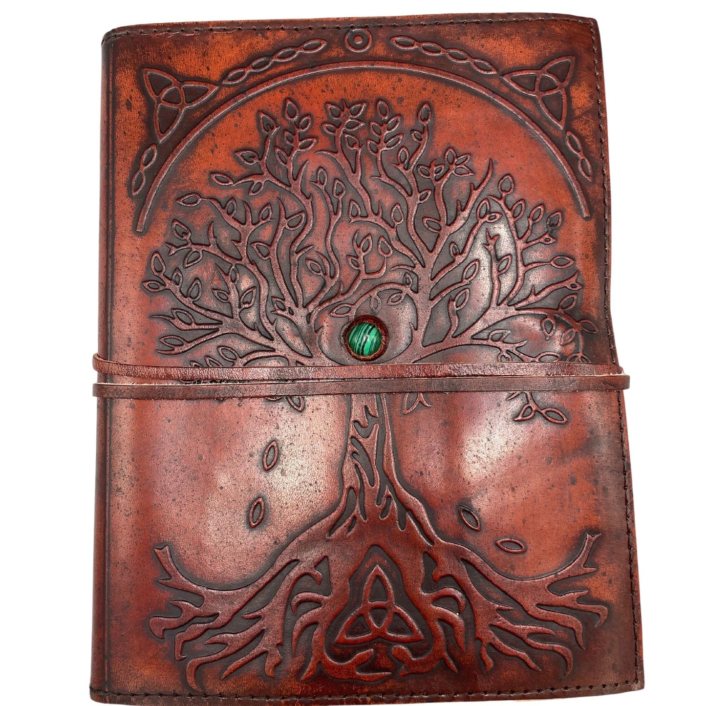 Groot leren journal Tree of Life