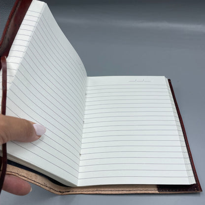 Groot leren journal Tree of Life detailweergave