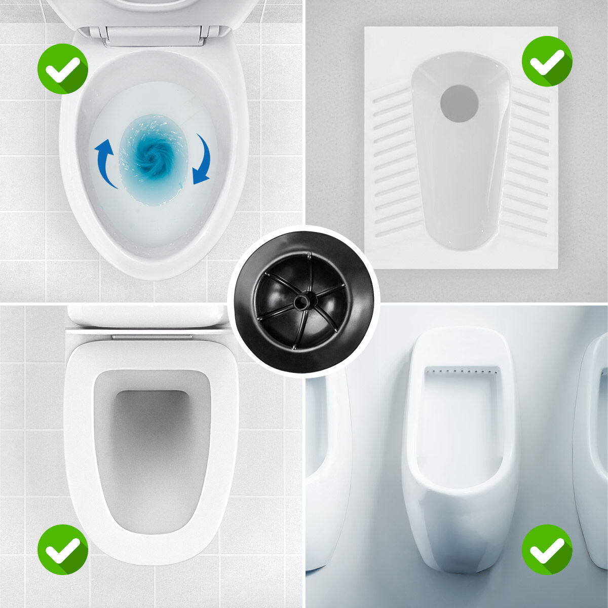 Hogedruk persluchtontstopper met accessoires en 5-in-1 manometer Jetpro | Auredomo - foto 3