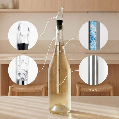 Set van Wijn Accessoires Chillour 7 Onderdelen | Auredomo - foto 3